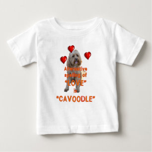 T-shirt Pour Bébé l'orthographe alternative de l'AMOUR est CAVOODLE