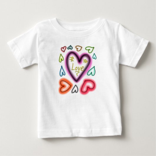 T-shirt Pour Bébé los corazones (Devant)