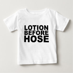 T-shirt Pour Bébé LOTION AVANT LE CHEVET fou chemise mug mousepad ou