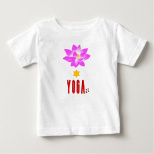 T-shirt Pour Bébé Lotus Spirituel Namaste Journée Internationale de 