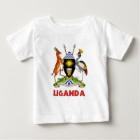 L'OUGANDA - drapeau/emblème/manteau des