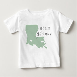 T-shirt Pour Bébé Louisiana - Grossesse   Carte d'état des couleurs