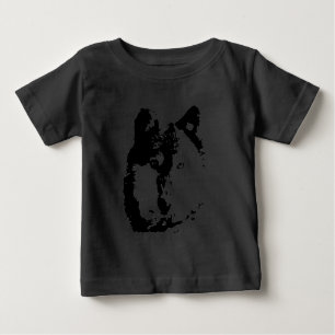 T-shirt Pour Bébé Loup Pop Art