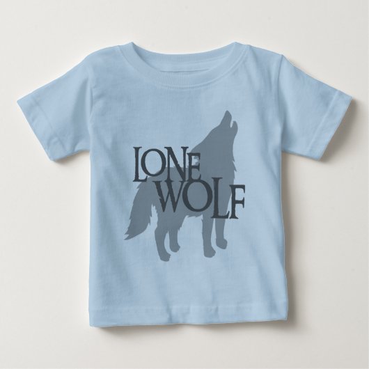 T-SHIRT POUR BÉBÉ LOUP SOLITAIRE (Devant)