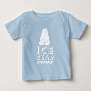 T-shirt Pour Bébé L'Ours De Glace Connaît
