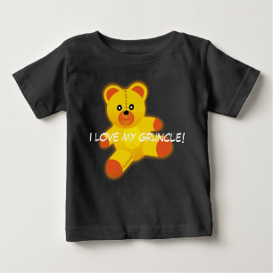 T-shirt Pour Bébé L'ours de nounours indique, "j'aime mon Gruncle "