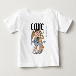 T-shirt Pour Bébé Love Embrace – Illustration d'un couple romantique