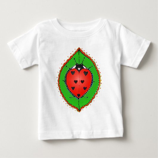 T-shirt Pour Bébé lovebug3 (Devant)