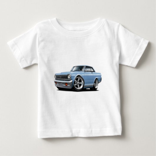 T-shirt Pour Bébé Lt 1964-65 de nova Blue Car (Devant)
