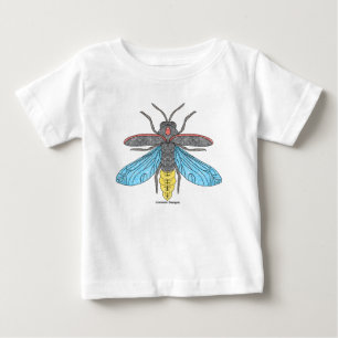 T-shirt Pour Bébé Lucioles (blanc) - T-Shirt Bébé