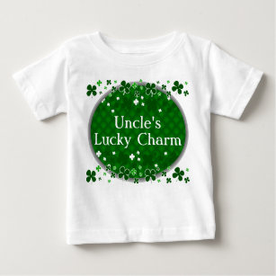 T-shirt Pour Bébé Lucky Charm, bébé d'oncle du jour de St Patrick