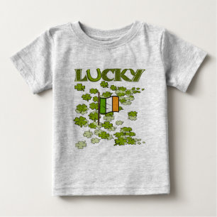T-shirt Pour Bébé Lucky Flag