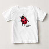 T-shirt Pour Bébé Lucky Ladybug New Hampshire State Insect (Devant)