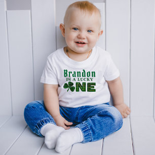 T-shirt Pour Bébé Lucky Little Shamrock 1er anniversaire