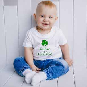T-shirt Pour Bébé Lucky One ! Saint Patrick 1er anniversaire