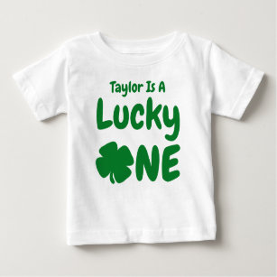 T-shirt Pour Bébé Lucky One St Patrick's Day 1er anniversaire