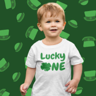 T-shirt Pour Bébé Lucky One St Patrick's Day 1er anniversaire