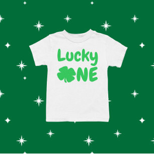T-shirt Pour Bébé Lucky One St Patrick's Day 1er anniversaire