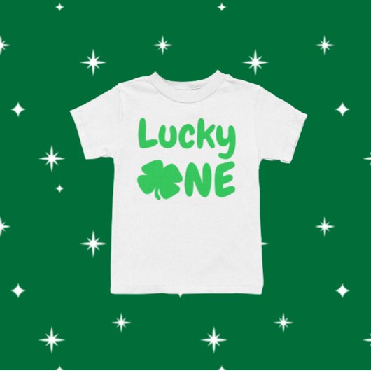 T-shirt Pour Bébé Lucky One St Patrick's Day 1er anniversaire