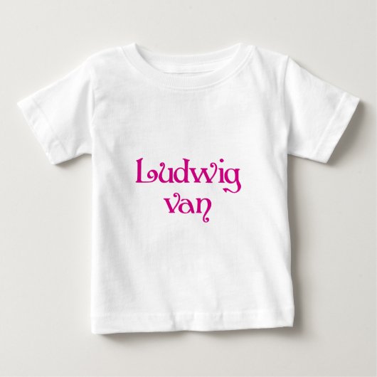 T-shirt Pour Bébé Ludwig van (Devant)
