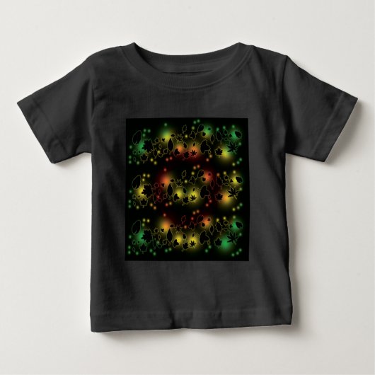 T-shirt Pour Bébé Lueur de feuillage d'automne (Devant)