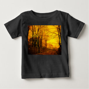 T-shirt Pour Bébé Lueur d'octobre John Atkinson Grimshaw