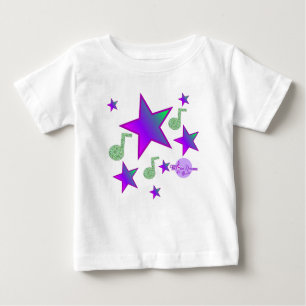 T-shirt Pour Bébé Lullabe étoile Clé Lime Vert Baby Romper