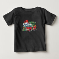 Lumières de Noël de chapeau de Père Noël de camion