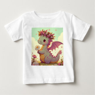 T-shirt Pour Bébé Luminexa (Un dragon plein de poutres solaires)