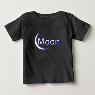 T-shirt Pour Bébé Lune