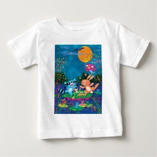 T-shirt Pour Bébé Lune d'automne