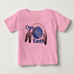 T-shirt Pour Bébé L'une terre