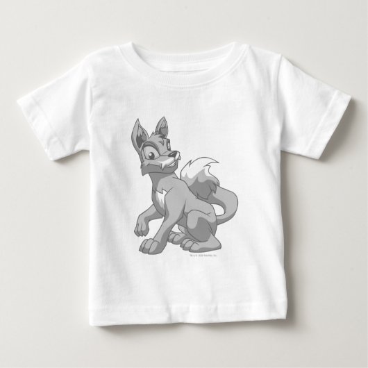 T-shirt Pour Bébé Lupe Silver (Devant)