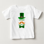 T-shirt Pour Bébé Lutin Moderne Anniversaire St Patrick Tout Âge (Devant)