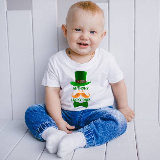 T-shirt Pour Bébé Lutin Moderne Anniversaire St Patrick Tout Âge