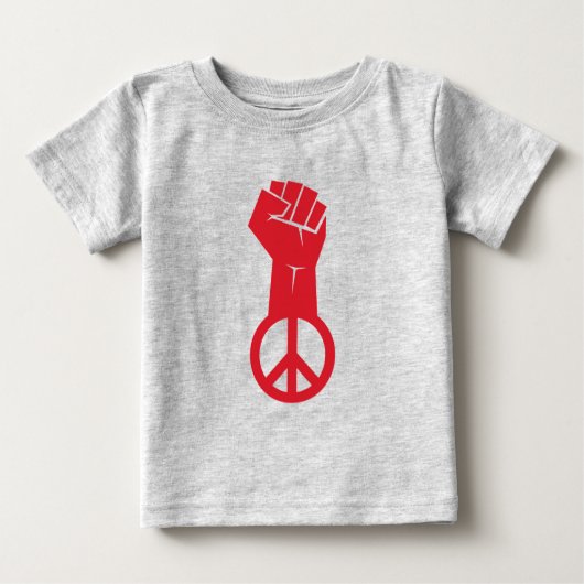 T-shirt Pour Bébé Lutter pour la paix (Devant)