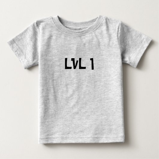 T-SHIRT POUR BÉBÉ LVL 1 (Devant)