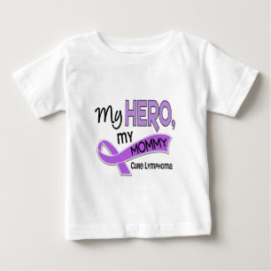 T-shirt Pour Bébé Lymphogranulomatose maligne MON HÉROS MA MAMAN 42