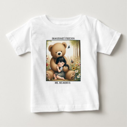 T-shirt Pour Bébé M. Bearhug (Devant)