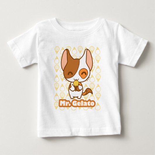 T-shirt Pour Bébé M. Gelato (Devant)