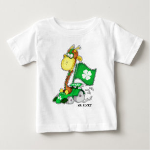 T-shirt Pour Bébé M. Lucky. Drôle Giraffe St.Patrick's Day
