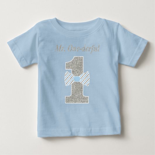 T-shirt Pour Bébé M. ONE-derful Toddler T-shirt, M. Onederful (Devant)
