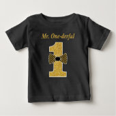 T-shirt Pour Bébé M. ONE-derful Toddler T-shirt, M. Onederful (Devant)