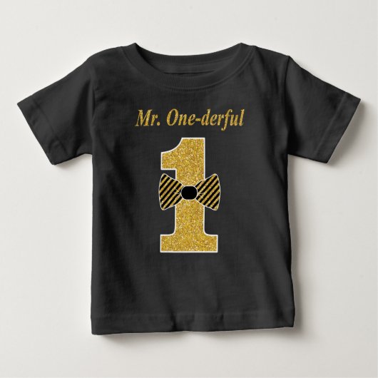 T-shirt Pour Bébé M. ONE-derful Toddler T-shirt, M. Onederful (Devant)