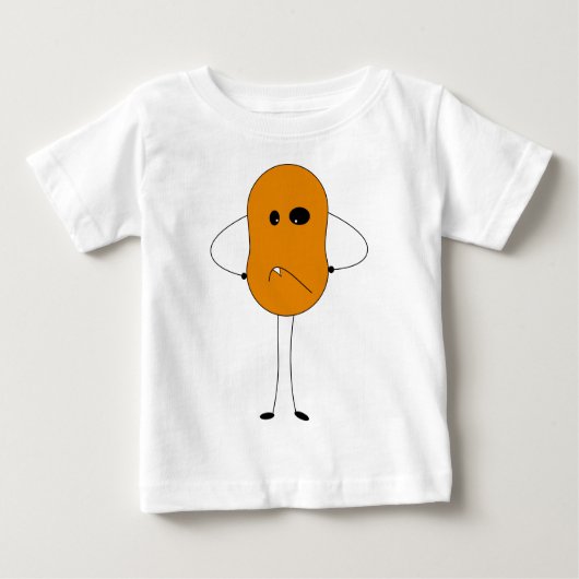 T-shirt Pour Bébé M. Peanut le monstre (Devant)
