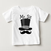 T-shirt Pour Bébé M. Sir (Devant)