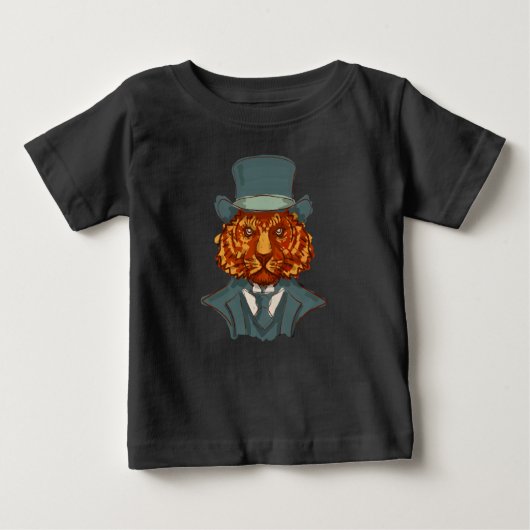 T-shirt Pour Bébé M. Tiger (Devant)