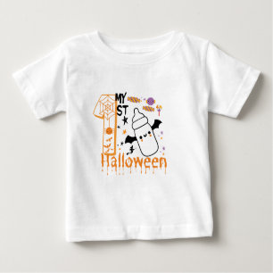 T-shirt Pour Bébé ma 1ère coutume pour bébé halloween