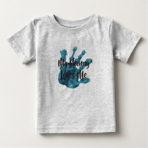 T-shirt Pour Bébé ma bonne d'enfants aime me8