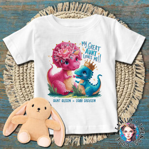 T-shirt Pour Bébé Ma Grande Tante M'Aime
